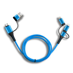 Flow 5in1 Fast charge 3A Alu cable_13649_3 blue