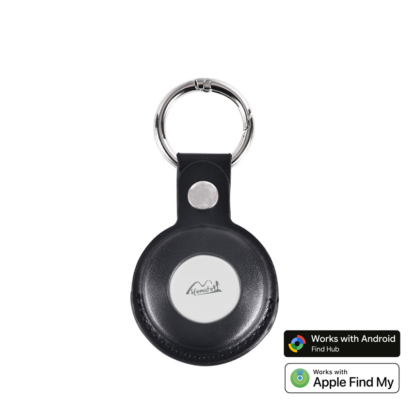 11362_LifeTag keyring Leather holder_1white