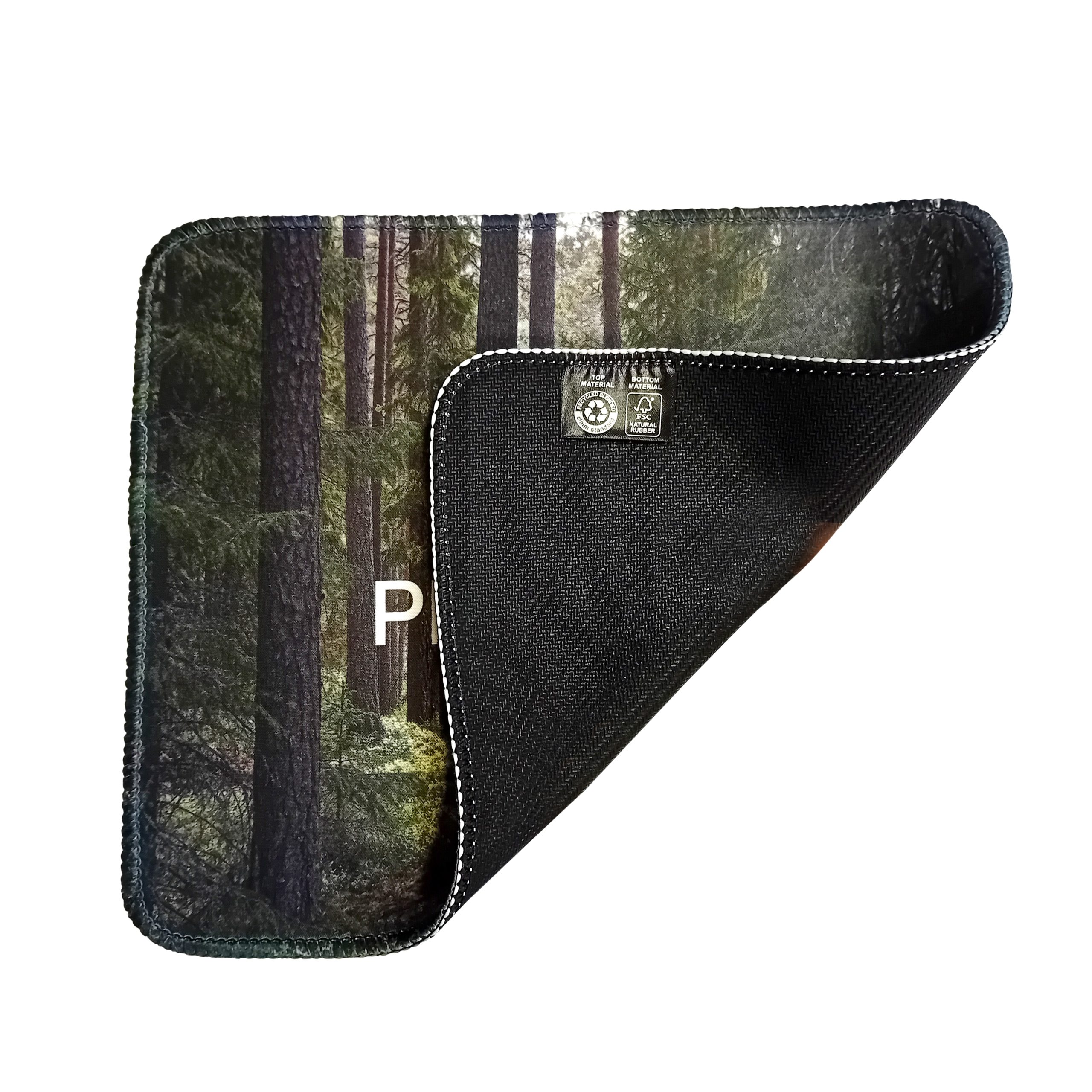 10605 R PET Mousepad Textile Small Sewn edge